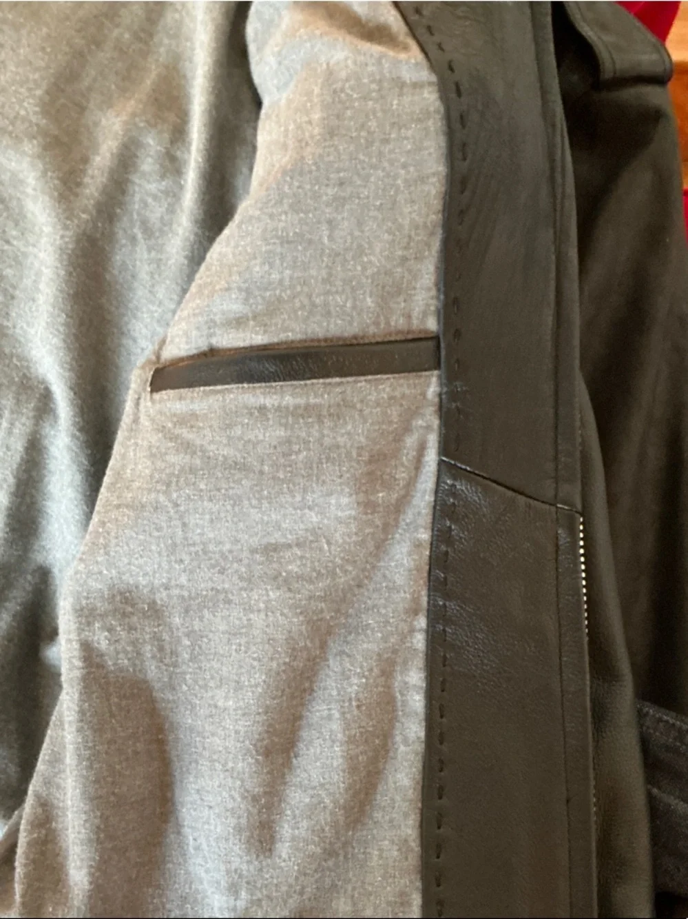 LEVI’S MADE & CRAFTED..Black Leather Biker Jacket - Picture 5 of 7
